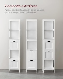 Foto 2 | Foto 2 | Armario de Almacenamiento Vasagle Blanco