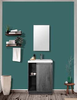 Foto 2 | Foto 2 | Mueble Gabinete Para Baño Con Lavabo Minimalista