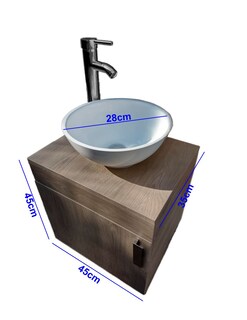 Foto 5 | Foto 5 | Kit de Baño Gabiete con Ovalin Mindejal Mkbcomga MDF