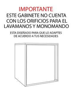 Foto 2 | Foto 2 | Gabinete Para Baño Minimalista Sin Ovalin Ni Llave Modelo Aaron