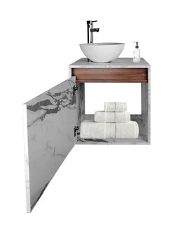 Foto 4 | Foto 4 | Gabinete Para Baño Con Lavabo Y Llave Minimalista Modelo Phía