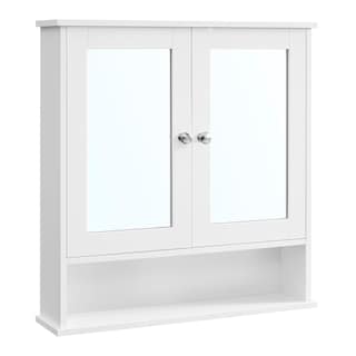Foto 1 | Foto 1 | Mueble de Baño Vasagle con Espejo 13 X 56,5 X 58,5 cm Blanco - Venta Internacional