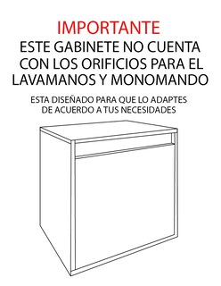 Foto 2 | Foto 2 | Gabinete De Baño Minimalista Sin Ovalin Ni Llave Modelo Adam