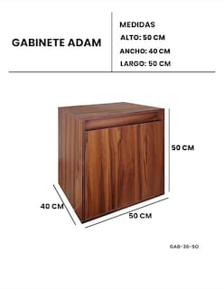Foto 8 | Foto 8 | Gabinete De Baño Minimalista Sin Ovalin Ni Llave Modelo Adam