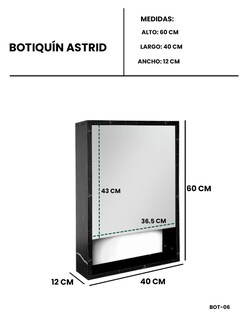 Foto 8 | Foto 8 | Gabinete para Baño Decomobil Negro