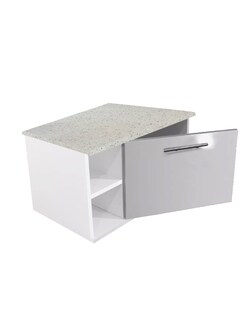Foto 1 | Foto 1 | Gabinete Mueble MDF Mesa Tipo Vinil Gris Granito Puerta Gris