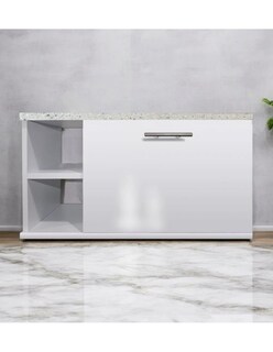 Foto 7 | Foto 7 | Gabinete Mueble MDF Mesa Tipo Vinil Gris Granito Puerta Gris