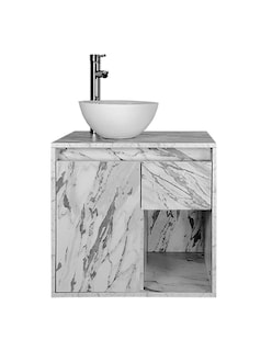 Foto 1 | Foto 1 | Gabinete Flotante Para Baño Con Monomando Y Ovalín Modelo Claire