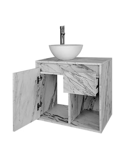 Foto 5 | Foto 5 | Gabinete Flotante Para Baño Con Monomando Y Ovalín Modelo Claire