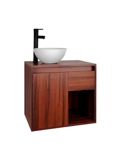 Foto 8 | Foto 8 | Gabinete Flotante Para Baño Con Monomando Y Ovalín Modelo Claire