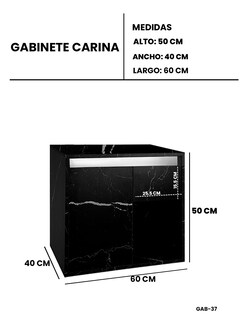 Foto 7 | Foto 7 | Gabinete Flotante Para Baño Modelo Carina Sin Llave Ni Ovalín