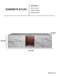 Foto 7 | Foto 7 | Mueble Gabinete Para Baño Sin Ovalin Ni Monomando Modelo Atlas