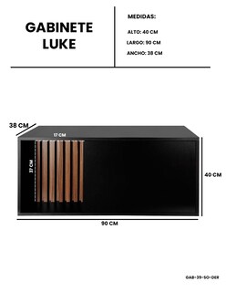 Foto 7 | Foto 7 | Gabinete Para Lavamanos Moderno Modelo Luke, Con Detalle En Lambrin