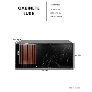 Foto 7 | Foto 7 | Gabinete Para Lavamanos Moderno Modelo Luke, Con Detalle En Lambrin