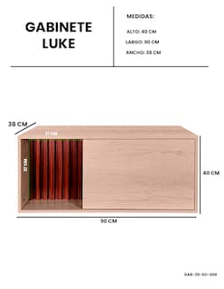 Foto 7 | Foto 7 | Gabinete Para Lavamanos Moderno Modelo Luke, Con Detalle En Lambrin