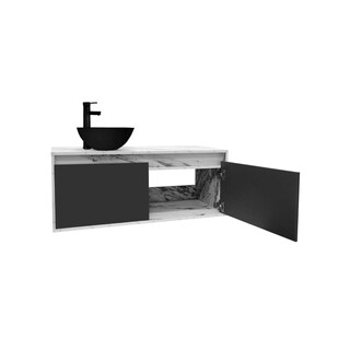 Foto 5 | Foto 5 | Gabinete Para Baño Con Ovalin Negro Y Monomando Modelo Provenzal