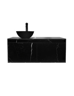 Foto 1 | Foto 1 | Gabinete Para Baño Con Ovalin Negro Y Monomando Modelo Provenzal