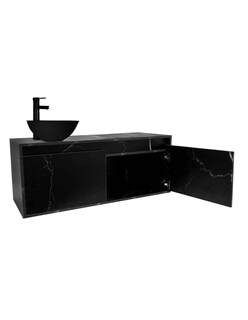 Foto 4 | Foto 4 | Gabinete Para Baño Con Ovalin Negro Y Monomando Modelo Provenzal