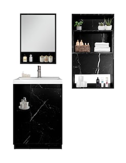 Foto 8 | Foto 8 | Combo De Baño Moderno, Gabinete Con Botiquín Y Mueble Sobre Wc, Combo Dublín