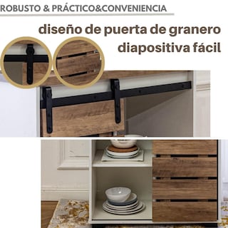 Foto 8 | Foto 8 | Gabinete De Almacenamiento Madera Para Modern 82cm Gomyhome