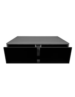 Foto 8 | Foto 8 | Mesa De Centro Modelo Alba Rectangular 2 Cajones Melamina Diseño Moderno.