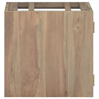 Foto 2 | Foto 2 | Mueble De Baño Montado En La Pared Vidaxl De Madera Maciza De Teca - Venta Internacional.