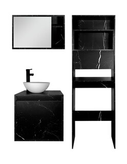 Foto 1 | Foto 1 | Combo Argel Gabinete de Baño Moderno con Mueble Sobre WC y Botiquín MDF