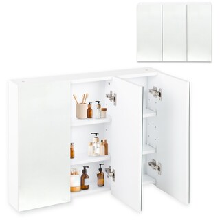 Foto 1 | Foto 1 | Botiquín para Baño Kingshouse Blanco con 3 Puertas