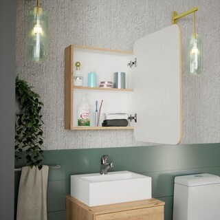 Foto 4 | Foto 4 | Botiquín Con Espejo Para Baño Color Duna