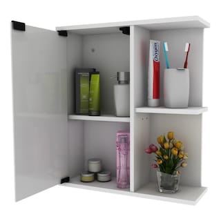 Foto 2 | Foto 2 | Botiquín Con Espejo Para Baño Maderkit Blanco