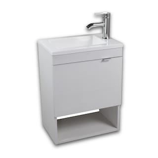 Foto 1 | Foto 1 | Esatto Mueble Baño Pequeño Bleu Lavabo Llave Desagües