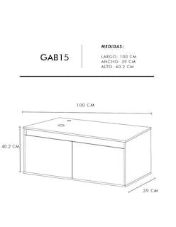 Foto 7 | Foto 7 | Mueble Gabinete para Baño Decomobil con Lavabo Minimalista Krabi
