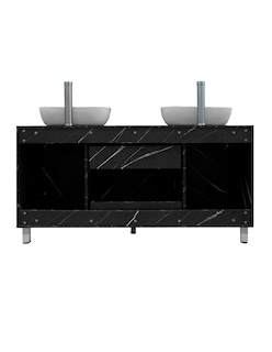 Foto 6 | Foto 6 | Gabinete Para Baño Con Doble Lavabo Mueble Moderno De Piso Médano