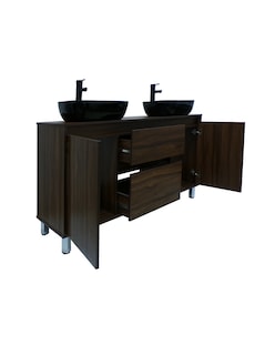 Foto 4 | Foto 4 | Gabinete Para Baño Con Doble Lavabo Mueble Moderno De Piso Médano