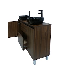 Foto 5 | Foto 5 | Gabinete Para Baño Con Doble Lavabo Mueble Moderno De Piso Médano