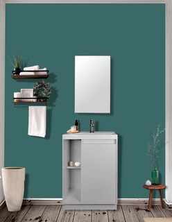 Foto 2 | Foto 2 | Mueble Gabinete Para Baño Con Lavabo Minimalista