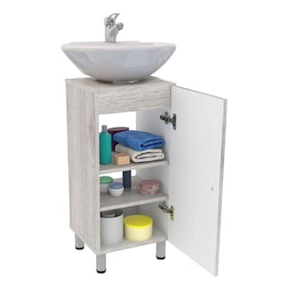 Foto 4 | Foto 4 | Gabinete De Baño Para Lavabo Dena Maderkit Ceniza C/p