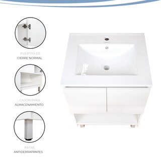 Foto 5 | Foto 5 | Mueble Para Baño Con Lavabo De Cerámica Marca Gravita