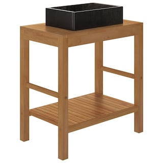Foto 3 | Foto 3 | Mueble de Baño VidaXL de Madera de Teca con Lavabo de Mármol - Venta Internacional