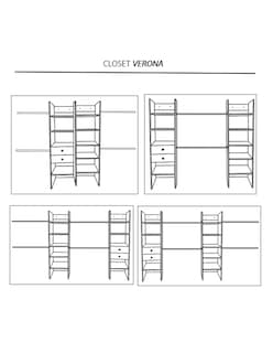 Foto 6 | Foto 6 | Closet Verona Completo Premium Ajustable Genérico color Marrón