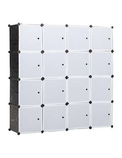 Foto 1 | Foto 1 | Armario Organizador Cubos 4x4 para Hogar 145x38x145 - Orden y Estilo en tu Ropa