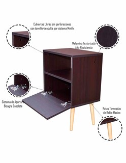 Foto 2 | Foto 2 | Buró Hogare Mónaco color Chocolate