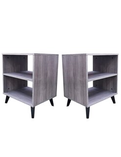 Foto 3 | Foto 3 | Juego de 2 Burós Hogare Italy Gris