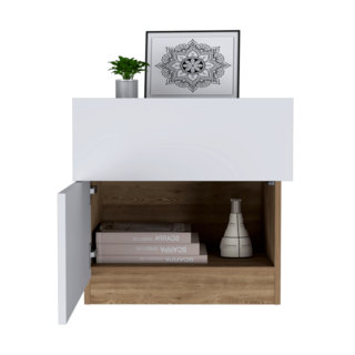 Foto 5 | Foto 5 | Buró Nebrask, Miel Y Blanco, Con Un Cajón Organizador