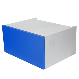 Foto 1 | Foto 1 | Mesa Recámara Buró Flotante Mate con Ensamblado color Azul