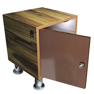 Foto 2 | Foto 2 | Buró de Noche Luz Led Puerto Usb Ensamblado Marrón