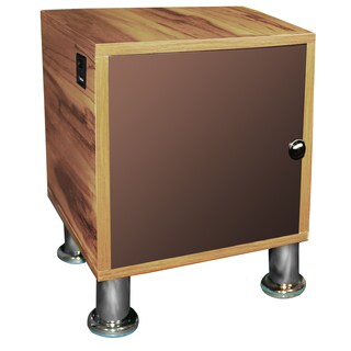 Foto 3 | Foto 3 | Buró de Noche Luz Led Puerto Usb Ensamblado Marrón