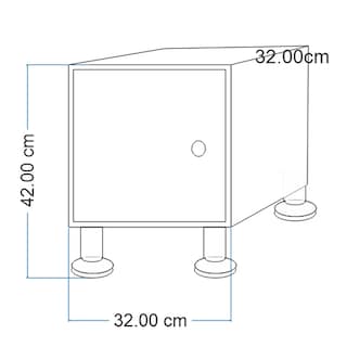 Foto 5 | Foto 5 | Buró de Noche Luz Led Puerto Usb Ensamblado Marrón