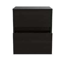 Buró Trivor color Wengue 2 Cajones Virtual Muebles