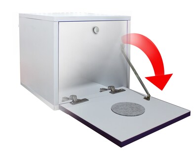 Foto 1 | Foto 1 | Buro Flotante Mueble Recamara Mdf Iluminacion Luz Led Blanco